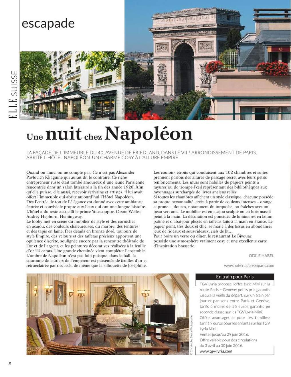 Escapade chez Napoléon