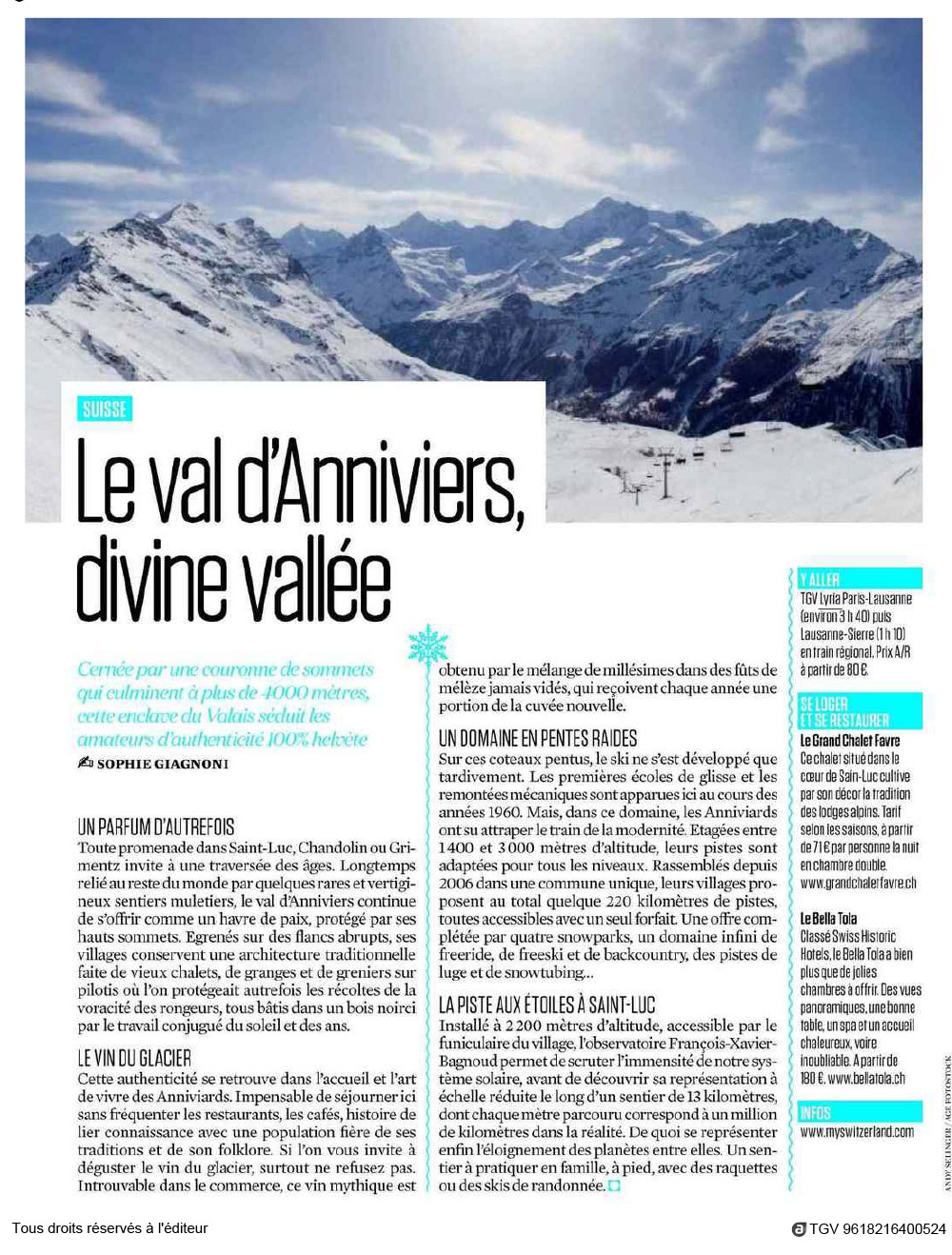 Le Val d'anniviers