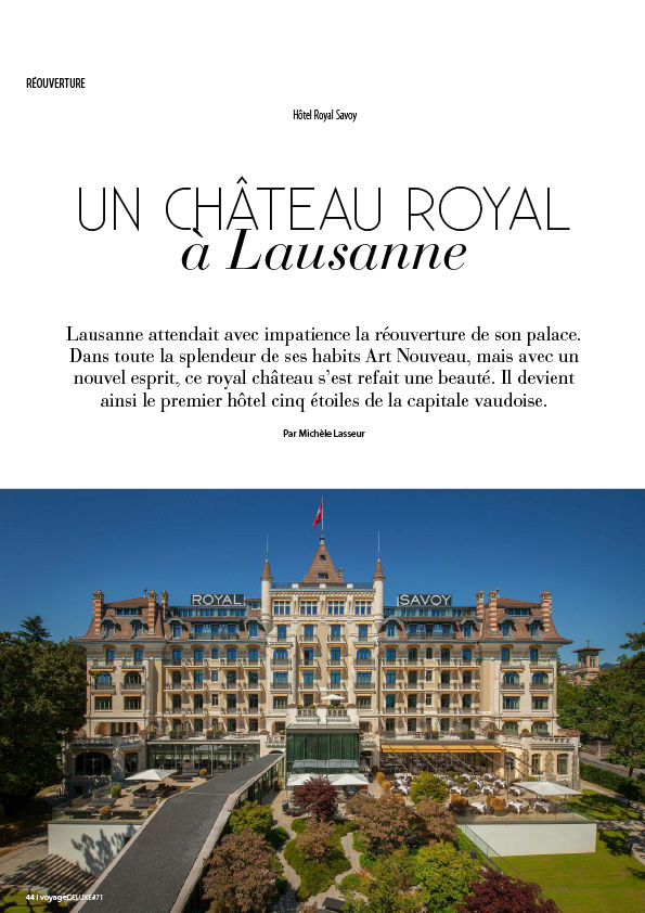 château royal Lausanne